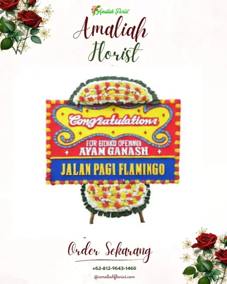 Sewa Papan Bunga Gebangmalang